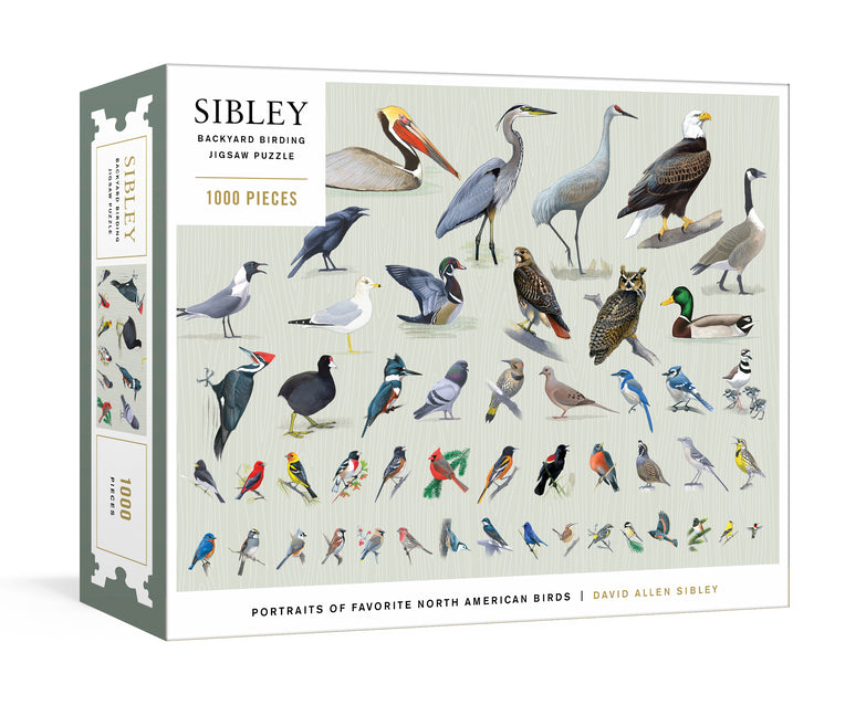 Sibley Backyard Birding Puzzle: 1000-Piece Jigsaw Puzzle with Portraits of Favorite North American Birds: Jigsaw Puzzles for Adults EPIK NEO